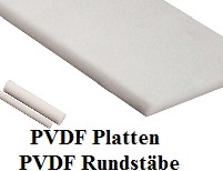 PVDF Platten und PVDF Rundstbe