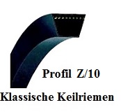 Keilriemen Profil Z/10