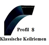 Keilriemen Profil 8