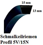 Keilriemen 5V/15N