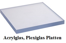 Plexiglas-Platten