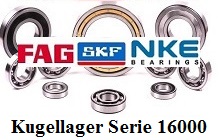 Kugellager 16000 Baureihe