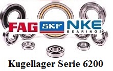 Kugellager 6200 Baureihe