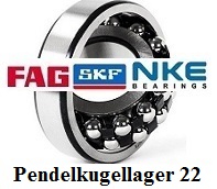 Pendelkugellager 22