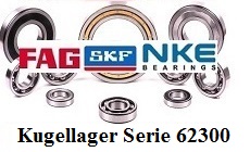 Kugellager 62300 Baureihe