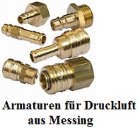 Armaturen Druckluft aus Messing