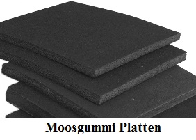 Moosgummi Platten