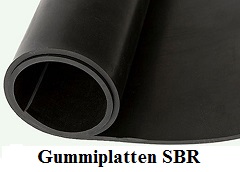 Gummiplatte Ölbeständig  NBR Gummi  Stärke 30 mm 1000 mm x 1000 mm 