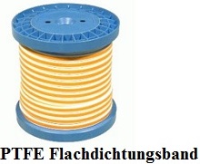 PTFE-Flachdichtungsband einseitig selbstklebend