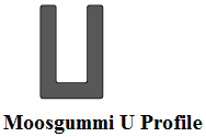 Moosgummi U-Profile