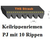 Keilrippenriemen PJ mit 10 Rippen