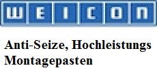 Weicon Anti-Seize, Hochleistungs Montagepasten