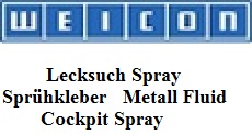 Weicon Lecksucher, Sprhkleber, Weicon Metall Fluid