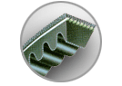 V-belt FO, molded 17 x 950