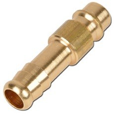 Einstecktlle Messing blank NW 7,2 LW 9 mm