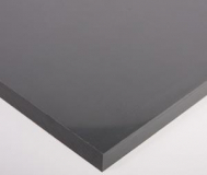 PVC Platten 12 mm grau 1000 x 500 mm