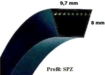 Keilriemen SPZ 3750 LW
