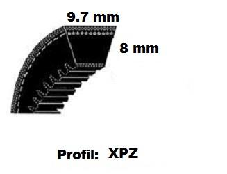 Keilriemen XPZ 662 Lw