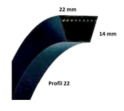 Keilriemen 22 x 8000