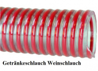 Getrnkeschlauch 38 x 4,3 mm Rot-Wei (50 m)