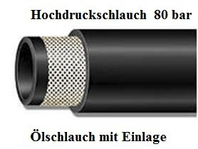 �lschlauch 16 x 5 mm 80 Bar (50 Meter)