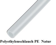 Polyethylenschlauch 6x4 mm natur (VE 100 m)