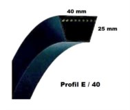 Keilriemen Profil 40  ( auf Anfrage) 