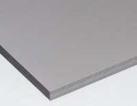 PVC Platten 8 mm hellgrau 1000 x 500 mm