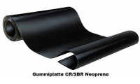 Gummiplatte 1 mm CR/SBR 50 ShA (m)