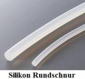 Silikon Rundschnur 14 mm transparent (VE 50 m)