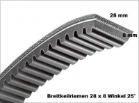 Breitkeilriemen 28x8x525 mm