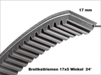 Breitkeilriemen 17x5x686 mm