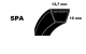 Keilriemen SPA 2882