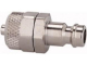 Nippel Messing vernickelt Schlauch 6x4 mm NW 5