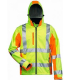 Warnschutz Softshelljacke Jim Gren S - XXXL