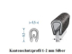 Kantenschutzprofil 1-2 mm Silber (100 m)