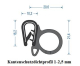 Kantenschutzdichtprofil 1-2,5 mm schwarz (50 m)