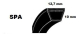 Keilriemen SPA 1132