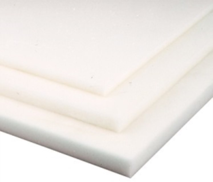 Kunststoff Klotz POM Polyoxymethylen 150x90x70 mm weiß Quader Platte Rest Stück 