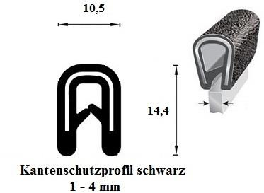 Kantenschutz mit Stahleinlage für 1-2mm Bleche Farbe