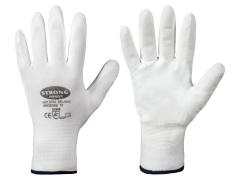 Nylon Feinstrick-Handschuhe PU beschichtet Beijing