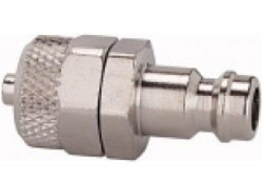 Nippel Messing vernickelt Schlauch 8x6 mm NW5