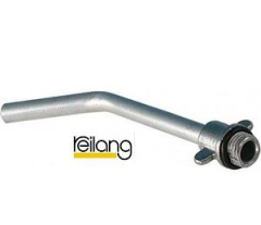 Reilang Alu-Rohr gebogen 45� L 250 mm