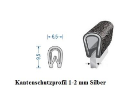 Kantenschutzprofil 1-2 mm Silber (100 m)