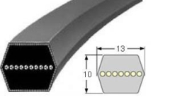 Doppelkeilriemen AA/HAA 134 l�nge 3455 mm