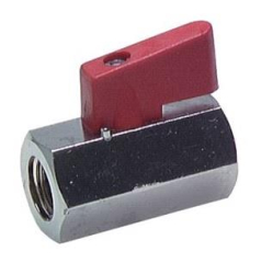 Kugelhahn Mini IG/IG 1/4 15 bar