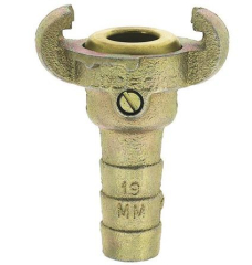 Klauenkupplung Schlauch  innen 19 mm Messingd.
