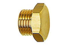 Verschlussschrauben 1/4 Auensechskant Messing