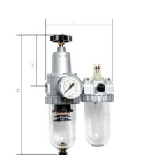 Wartungseinheit 2 teilig 0,5-10 bar 1/2