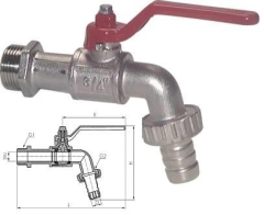 Kugelauslaufventil (Wasserhahn) 1/2